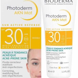 Біодерма Фотодерм АКН Мат Сонцезахисна емульсія Bioderma Photoderm AKN Mat SPF 30 Matifying Sun Fluid 40 мл